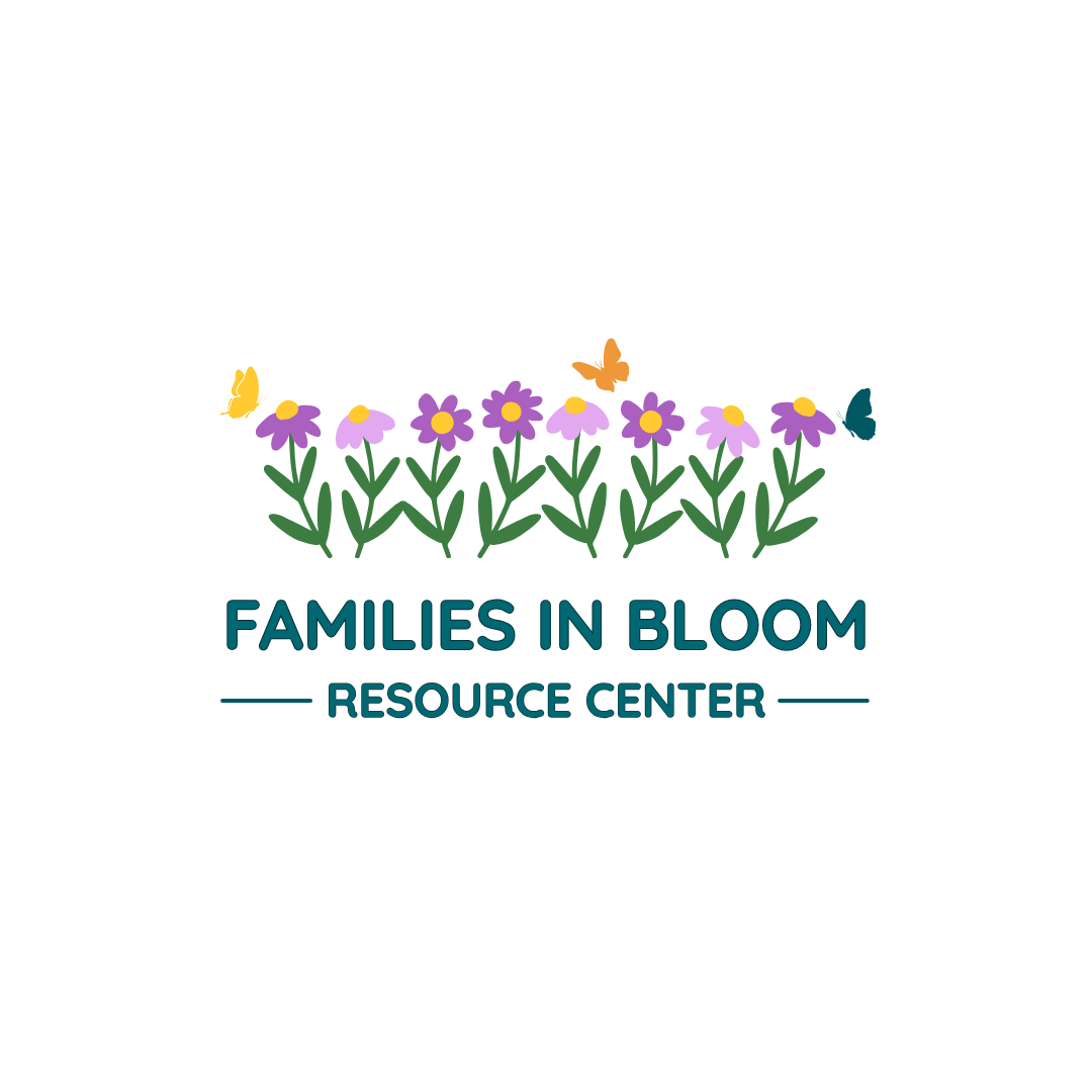 Families in Bloom Resource Center logo with flowers